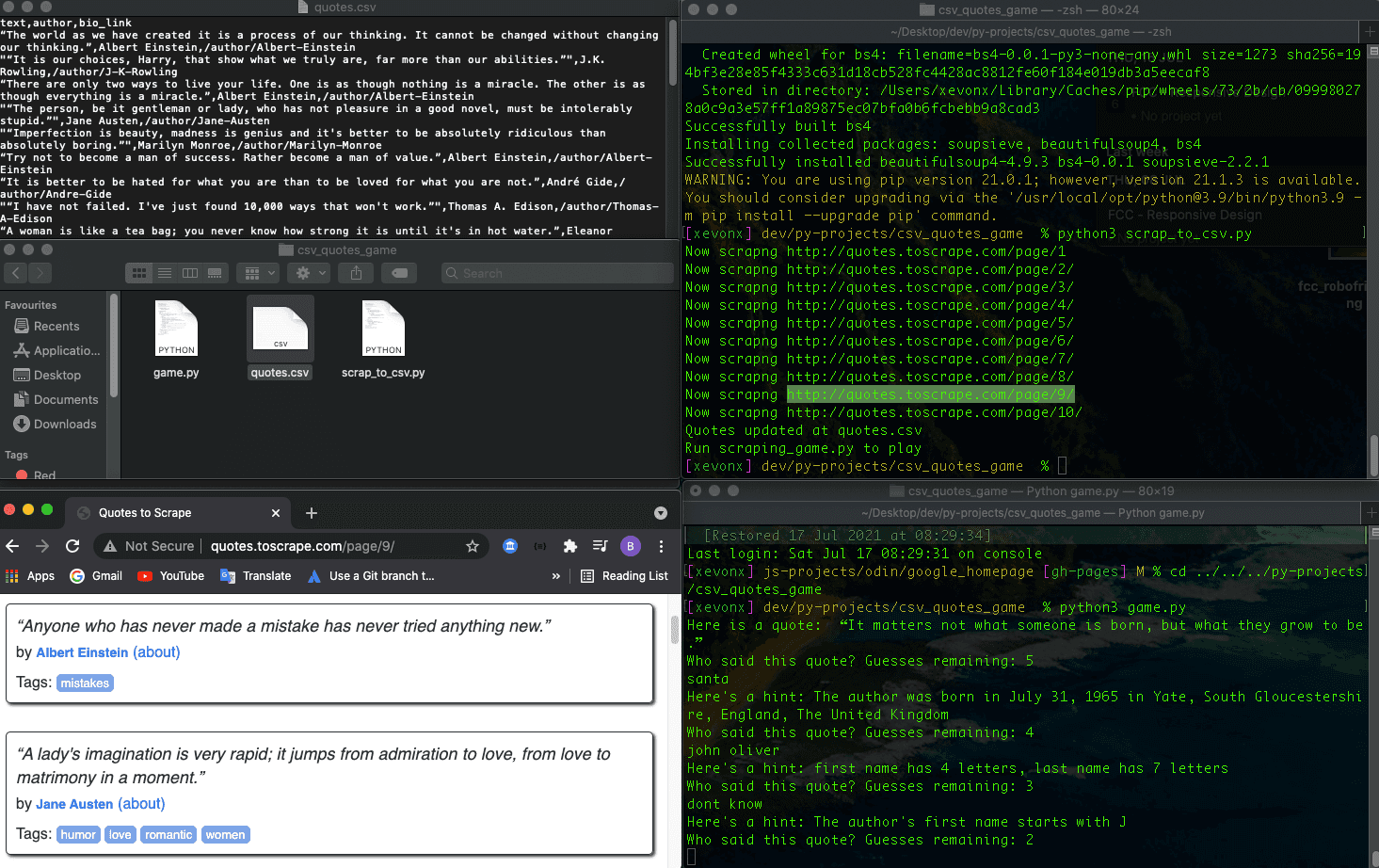 WebCrawler Hangman