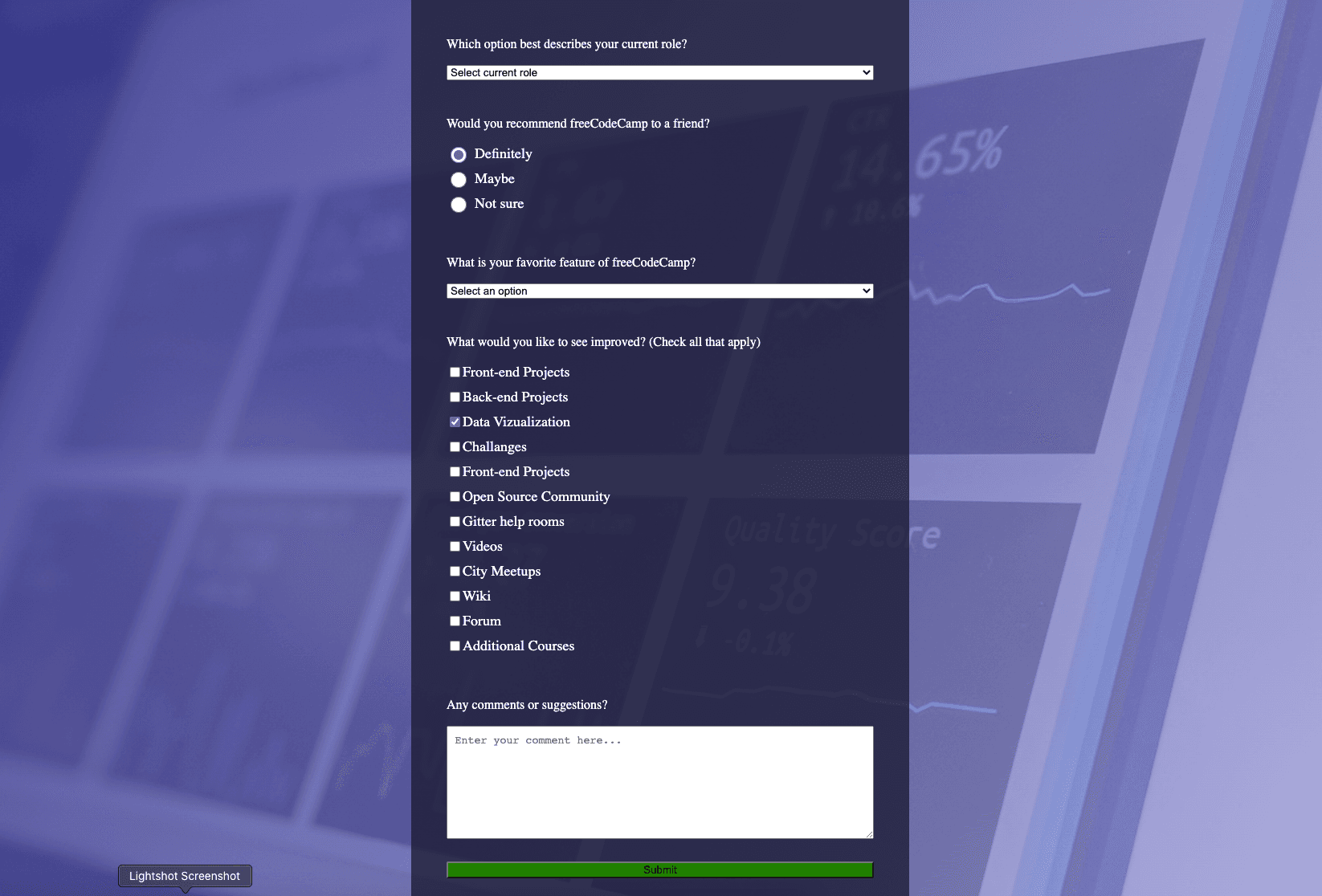 Survey Form